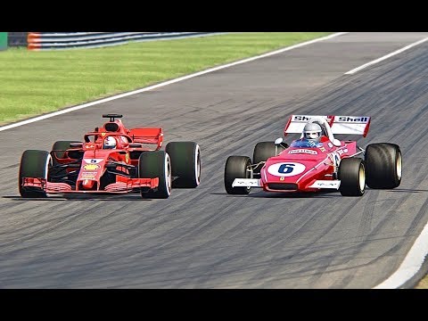 Ferrari F1 2018 vs Ferrari F1 1971 - Monza