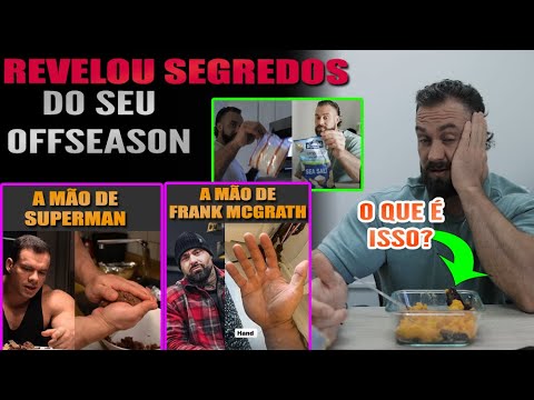 A dieta de OffSeason de CBUM + A batalha das mãos: Superman x Frank McGrath