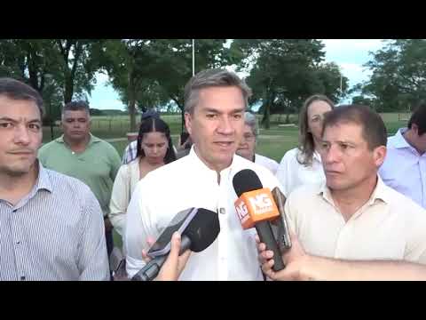 Nueva iluminación en el acceso a Presidencia Roca