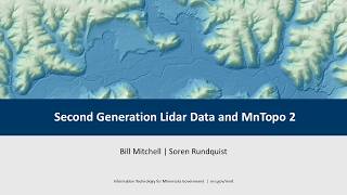 2026 MnTopo 2 and MN Second Generation Lidar Data Training