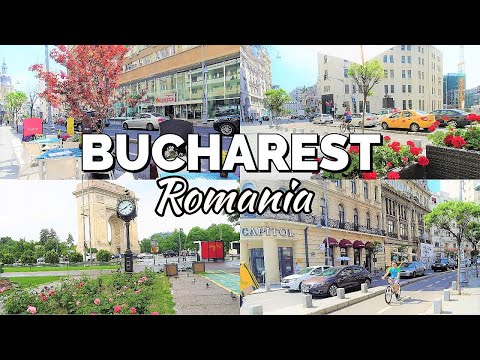 BUCHAREST CITY ROMANIA - Full Tour Video