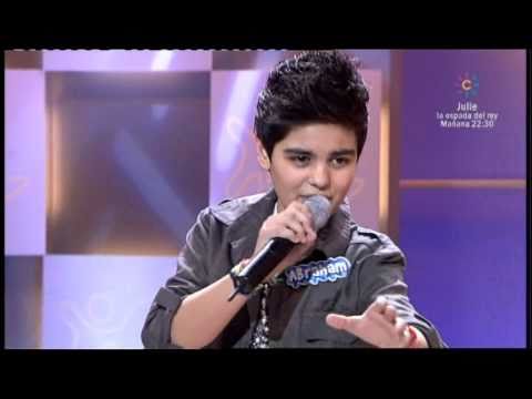 Abraham Mateo (12 años)  HOY TENGO GANAS DE TI  - Menuda Noche  (21-01-11)