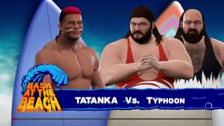 WWE 2K17 LEGENDS DLC - Tatanka Vs Typhoon w/ Earthquake