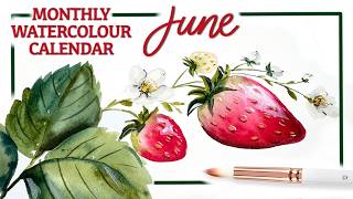 Painting June's Watercolour Calendar!