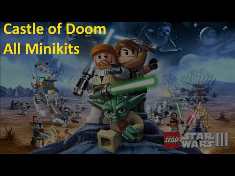 LEGO Star Wars III: The Clone Wars - Castle of Doom - All Minikits 100% Walkthrough