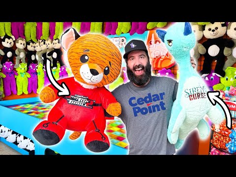 Massive Carnival Game Prize Wins at Cedar Point!