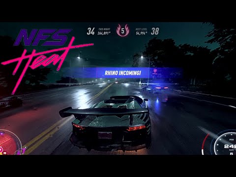 need for speed heat - Level 5 Heat Cops Chase Escape - Lamborghini Aventador S 2018 Roadster 17