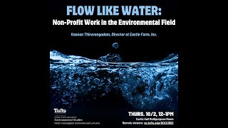 Flow Like Water  Non Profit Work in the Environmental Field