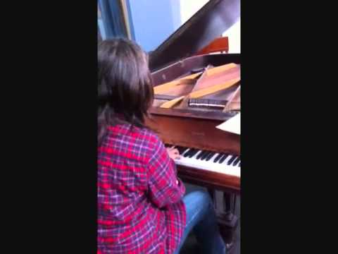 the Little Hymn Project: piano in studio 10.23
