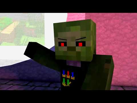 Craftronix! Zombie vs Villager Life 1-4 - Craftronix Minecraft Animation
