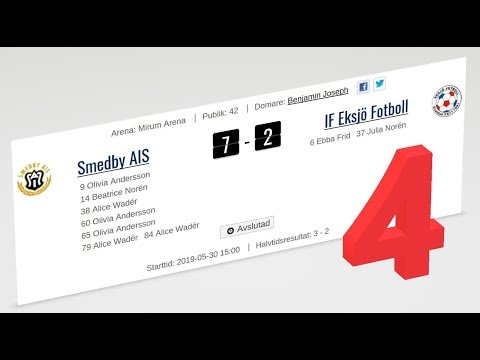 190530_4(5) Smedby Dam - IF Eksjö (7-2) Division 2 (minut 45-68)