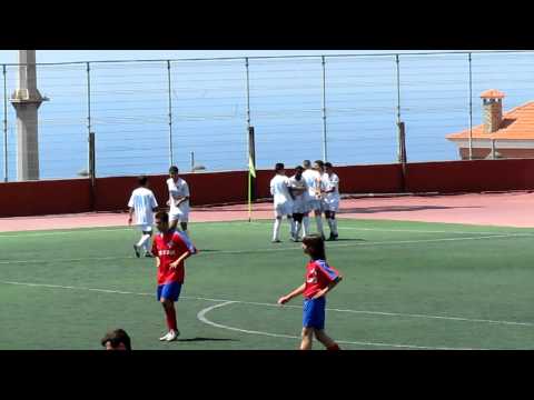 Celebración gol SAUL GORRÍN , del Aguilas Atl cadetes preferente