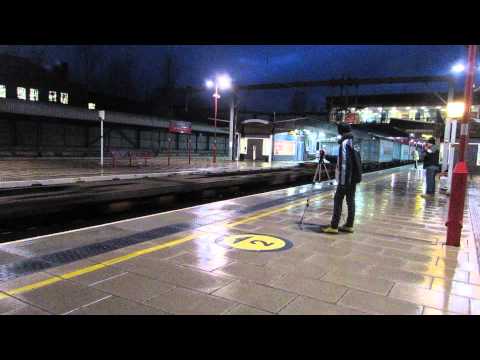 FREIGHTLINER 86627 DOUBLE HEADING THROUGH STAFFORD 13 FEB 2015