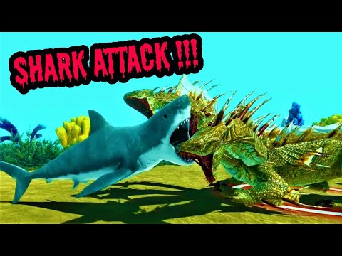 BEWARE OF SHARK ATTACK !! NEW UNIT UPDATE GREAT WITH SHARK VS UNITS animal revolt battle simulator