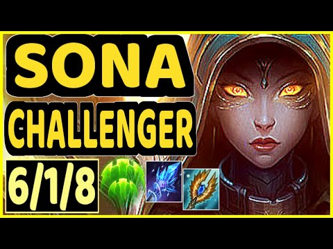 AFM (SONA) - 6/1/8 KDA CHALLENGER GAMEPLAY - EUW