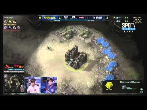 Starcraft II HOTS: Proleague 2015 PlayOff Silver Game 4 KT Rolster "TY" vs CJ Entus "Byul"
