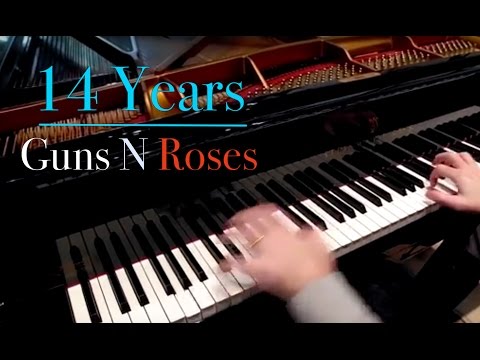 14 Years - Guns N' Roses piano tutorial