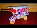 How To Make A Tuk Tuk Rickshaw At Home Mini Rc Rickshaw Diy Matchbox Auto Taxi