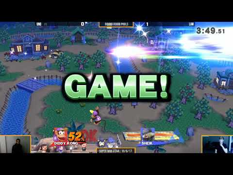 WBB #104  Uno (Diddy) vs Law (Sheik)   Round Robin Pool 4   Smash 4 Singles