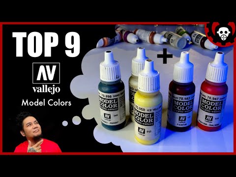 My TOP 9 Vallejo Model Color Paints | Vallejo Color Acrylic Colors