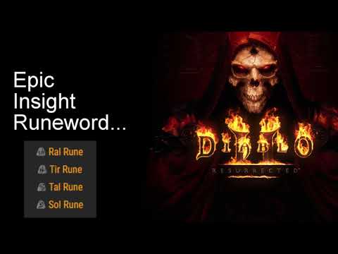 Diablo 2 Resurrected - Epic Insight Runeword (FAIL)