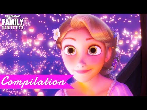 TANGLED | All Clip and Trailer Compilation for Disney Family Animated Movie