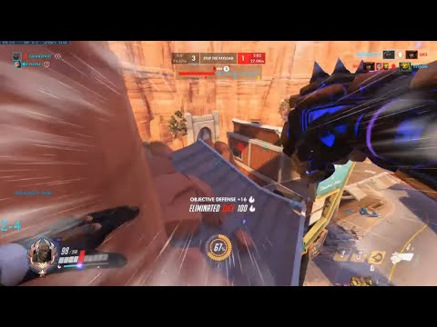 DOOMFIST GOD DANNEDD SHOWING HIS ROLLOUT SKILLS! 39 ELIMS! [ OVERWATCH SEASON 23 ]