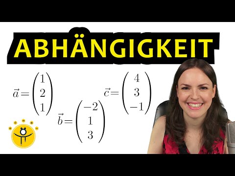 VEKTOREN linear abhängig und unabhängig prüfen – lineare Abhängigkeit Vektoren