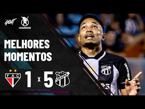 Gols e lances de Ferroviário x Ceará