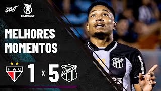 FERNANDINHO FAZ GOLAÇO E CEARÁ ATROPELA FERROVIÁRIO NO CAMPEONATO CEARENSE!