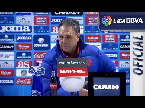 Rueda de Prensa de Caparrós tras el Getafe CF (1-0) Levante UD - HD