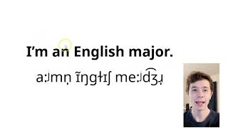 雅思口语 IELTS Speaking with IPA | What's your major?