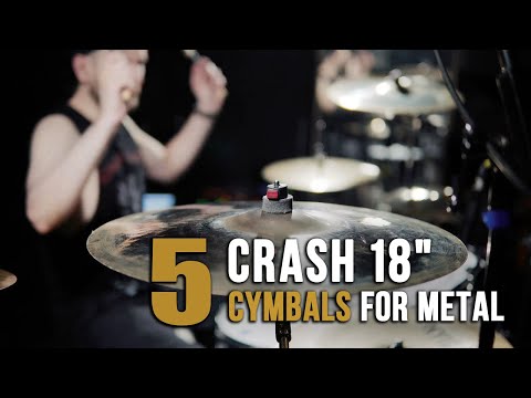 5 CRASH 18" CYMBALS FOR METAL | Sabian AAX HHX Zildjian A Custom | Comparison