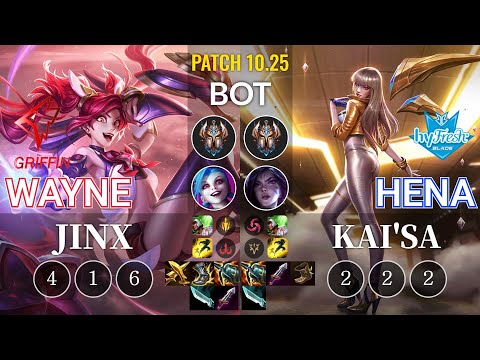 GRF Wayne Jinx vs hyF Hena Kai'Sa Bot - KR Patch 10.25