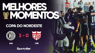 O FANTASMA VENCE NO CLÁSSICO ALAGOANO NA COPA DO NORDESTE! Melhores Momentos ASA 2 x 0 CRB