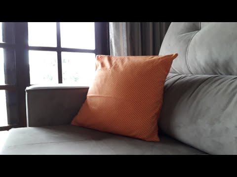 Capa pra almofadas, sem zíper e sem velcro, pra iniciante.