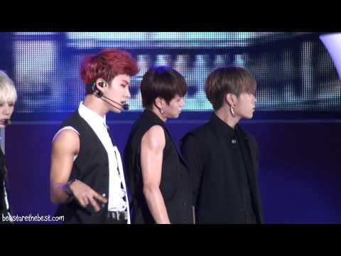 [Fancam] BEAST 130814 - Fiction, Junhyung focus (2013 DMZ K-rock in Harmony)