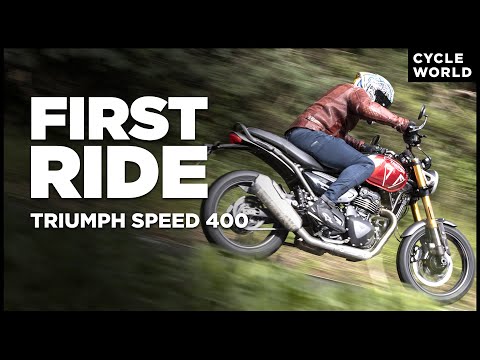 FIRST US Magazine to Test Ride The NEW Triumph Speed 400