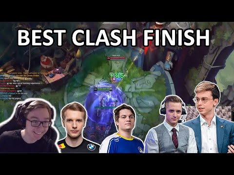 Best way to end CLASH | Clash with Jankos/Noway4u/Caedrel/Krepo | Thebausffs Clips