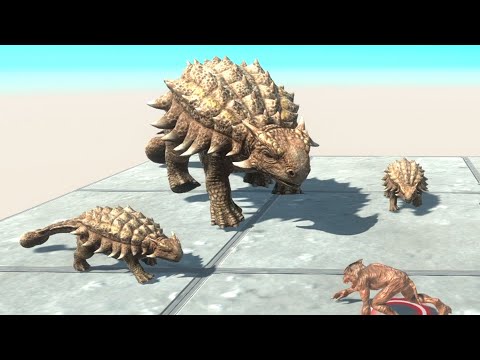 GIANT ANKYLOSAURUS vs EVERY UNIT   Animal Revolt Battle Simulator