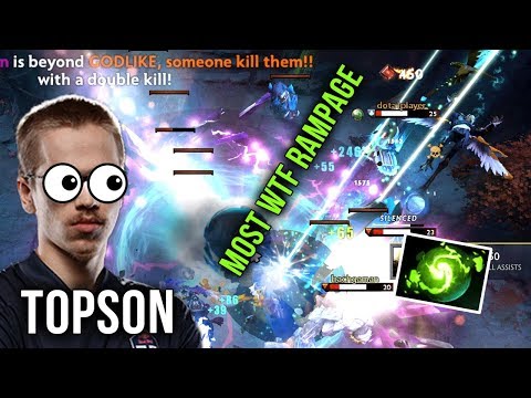 OG.Topson OD MOST WTF Rampage Combo with Refresher Instant 5 Man Kill - Teamwipe Dota 2
