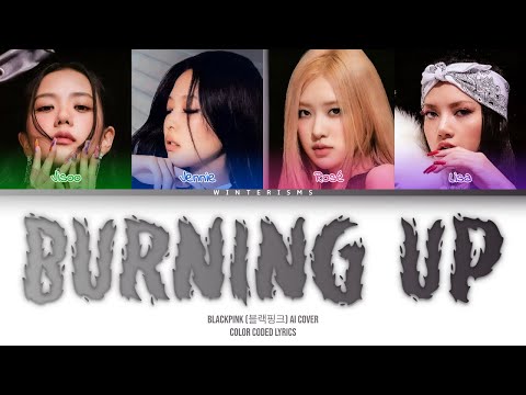 [AI COVER] How Would BLACKPINK sing "BURNING UP" by MEOVV | Color Coded Lyrics