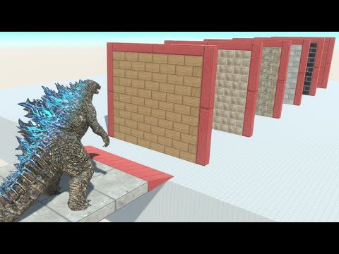 Who can break all the walls? - Animal Revolt Battle Simulator