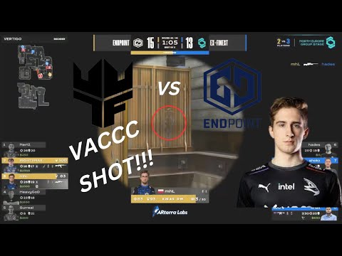 CRAZY VAC WALLBANG shocked the CASTERS💀 ENDPOINT VS EX-FINEST
