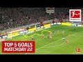 Top 5 Goals of the Matchday - Lewandowski, Gnabry, Bellarabi & More
