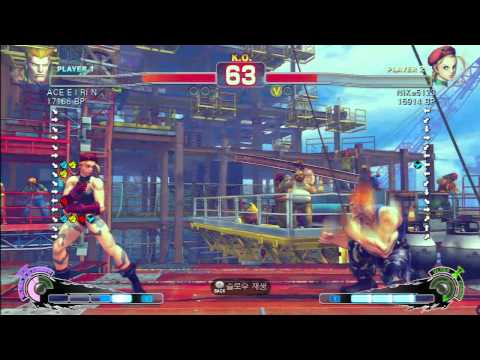 SSF4 Rank Match  ACE E I RI N (GU)  vs  NiKe5123 (CA)