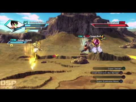 Dragonball Xenoverse playthrough (PS4) pt45 - Gotenks, Gohan and Super Buu Showdown