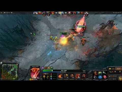 Miracle Ember Spirit   Dota 2  Double Divine + Deadalus + Battle Fury + Empower 28 Kills