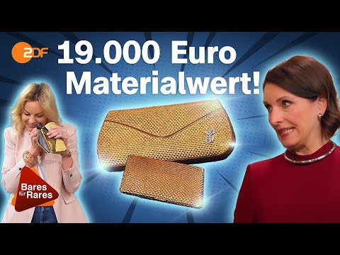 Luxus im Doppelpack: Clutch und Zigarettenetui aus Gold erzielen Traum-Expertise | Bares für Rares