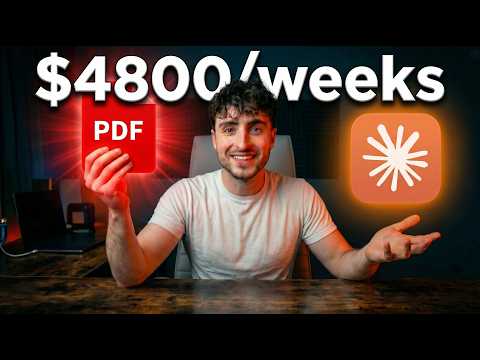 how i make $4800/week selling boring pdfs + claude ai